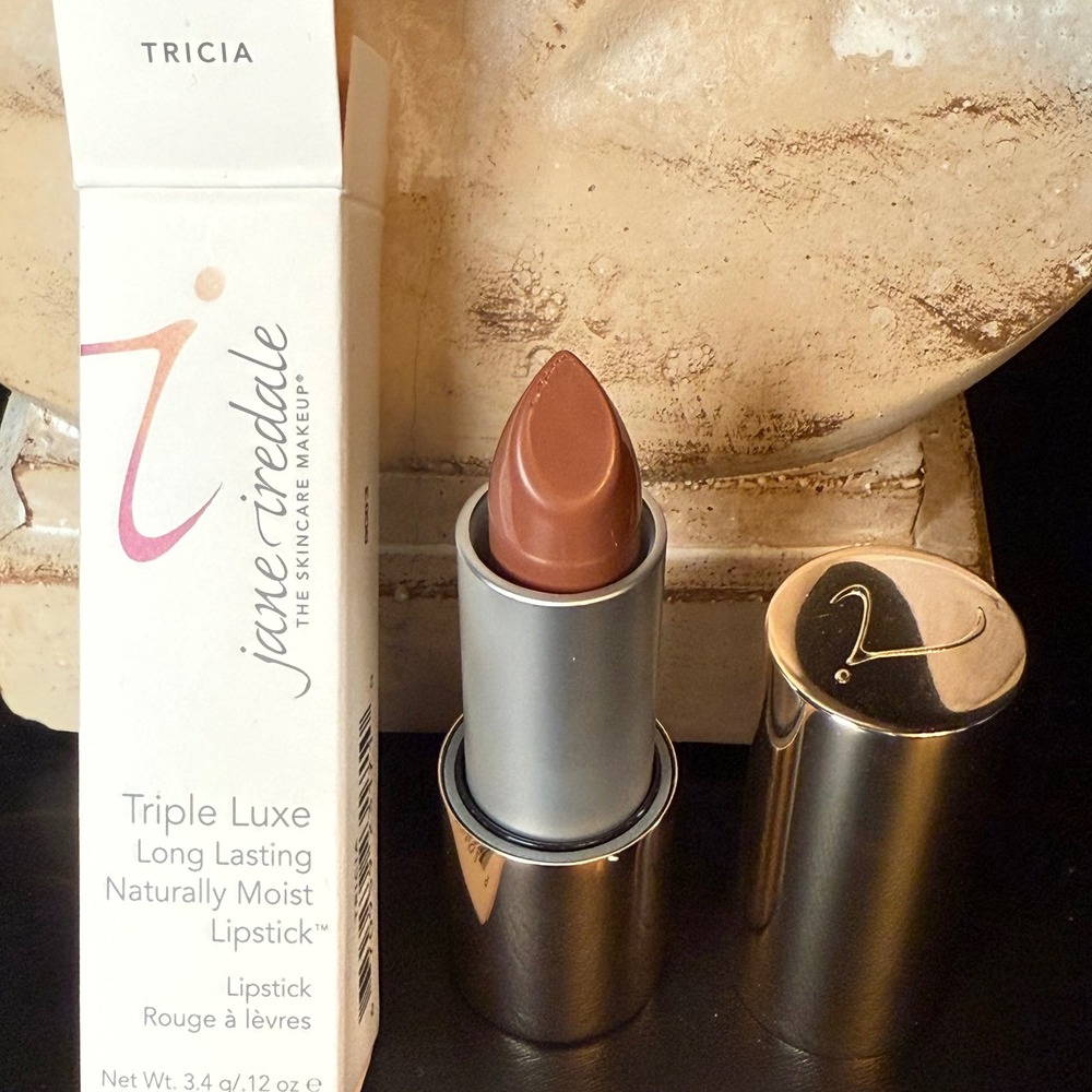Jane Iredale Triple Luxe Long Lasting Naturally Moist Lipstick Tricia 0.12oz